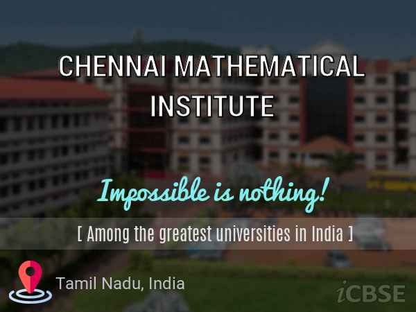 phd maths colleges in chennai