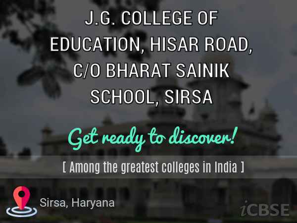 j g college of education