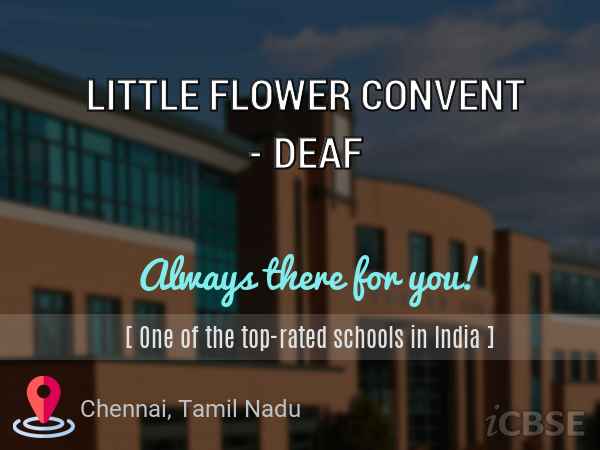 Little Flower Convent Deaf Senior