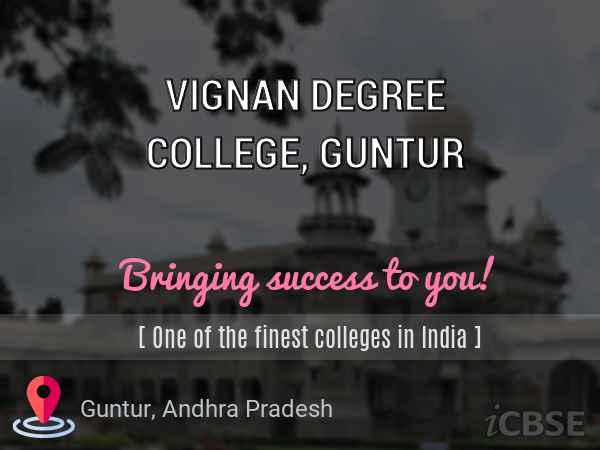 Vignan Degree College, Guntur, Guntur - Fees, Admissions ...