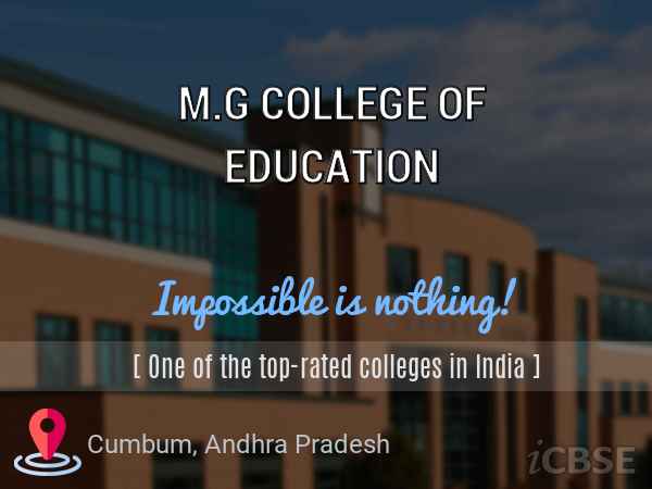 M G College Of Education Cumbum Address Admissions Reviews And Fees 21