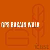 Gps Bakain Wala Primary School Logo