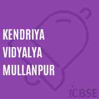 Kendriya Vidyalya Mullanpur Senior Secondary School Logo