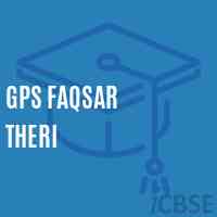 Gps Faqsar Theri Primary School Logo