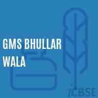 Gms Bhullar Wala Middle School Logo