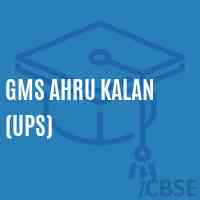 Gms Ahru Kalan (Ups) Middle School Logo
