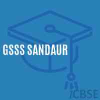 Gsss Sandaur High School Logo
