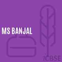 Ms Banjal Middle School Logo