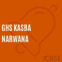 Ghs Kasba Narwana Secondary School Logo