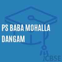 Ps Baba Mohalla Dangam School Logo