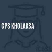 Gps Kholaksa Primary School Logo