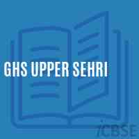 Ghs Upper Sehri Secondary School Logo