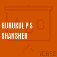 Gurukul P S Shansher Primary School Logo