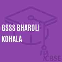 Gsss Bharoli Kohala High School Logo