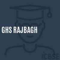 Ghs Rajbagh High School Logo