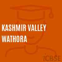 Kashmir Valley Wathora Senior Secondary School Logo