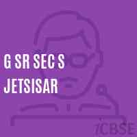 G Sr Sec S Jetsisar High School Logo