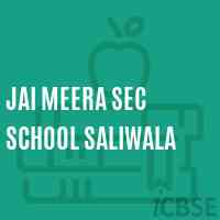 Jai Meera Sec School Saliwala Logo
