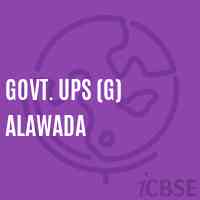 Govt. Ups (G) Alawada Middle School Logo
