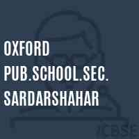 Oxford Pub.School.Sec. Sardarshahar Logo