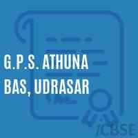G.P.S. Athuna Bas, Udrasar Primary School Logo