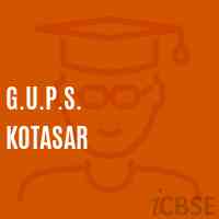 G.U.P.S. Kotasar Middle School Logo