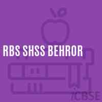Rbs Shss Behror High School Logo