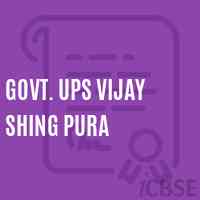 Govt. Ups Vijay Shing Pura Middle School Logo