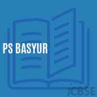 Ps Basyur Primary School Logo
