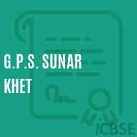 G.P.S. Sunar Khet Primary School Logo