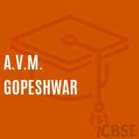 A.V.M. Gopeshwar High School Logo