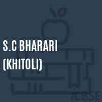 S.C Bharari (Khitoli) Middle School Logo