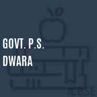Govt. P.S. Dwara Primary School Logo