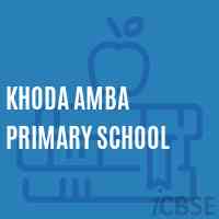 Khoda Amba Primary School Logo