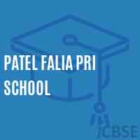 Patel Falia Pri School Logo