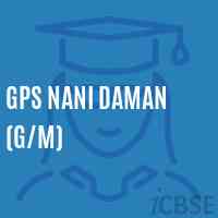 Gps Nani Daman (G/m) Primary School Logo