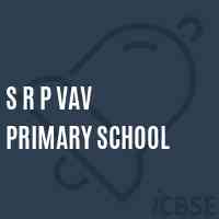 S R P Vav Primary School Logo