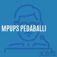 Mpups Pedaballi Middle School Logo