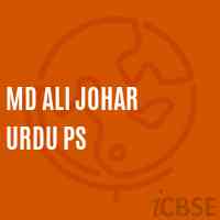 Md Ali Johar Urdu Ps Primary School Logo