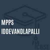 Mpps Iddevandlapalli Primary School Logo