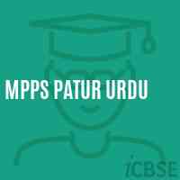 Mpps Patur Urdu Primary School Logo