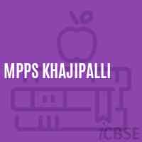 Mpps Khajipalli Primary School Logo