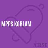 Mpps Korlam Primary School Logo