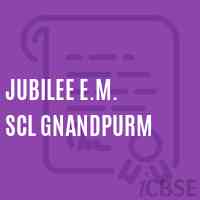 Jubilee E.M. Scl Gnandpurm Middle School Logo