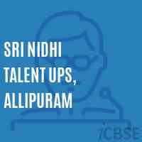Sri Nidhi Talent Ups, Allipuram Middle School Logo