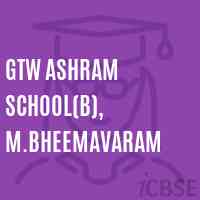 GTW Ashram School(B), M.Bheemavaram Logo