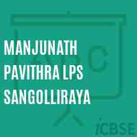 Manjunath Pavithra Lps Sangolliraya Middle School Logo