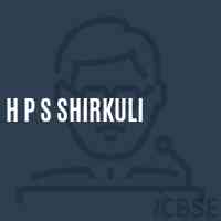 H P S Shirkuli Middle School Logo