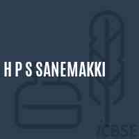 H P S Sanemakki Middle School Logo