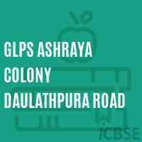 Glps Ashraya Colony Daulathpura Road Primary School Logo
